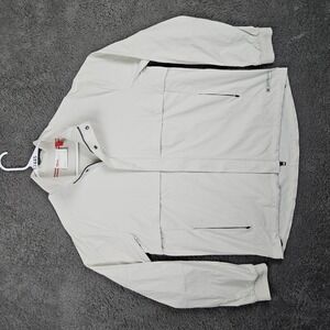 Wilson Jacket Mens XL Beige Full Zip Athletic Sportswear Outdoor Vented‎